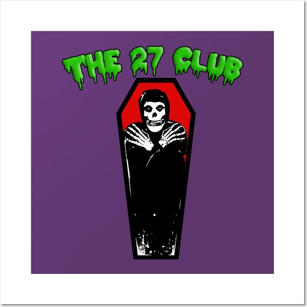 the 27 Club - Birthday Death Nihilism Tee Wall Art by DankFutura